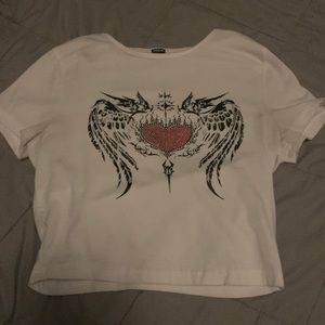 Shein crop top worn once, good condition, size small